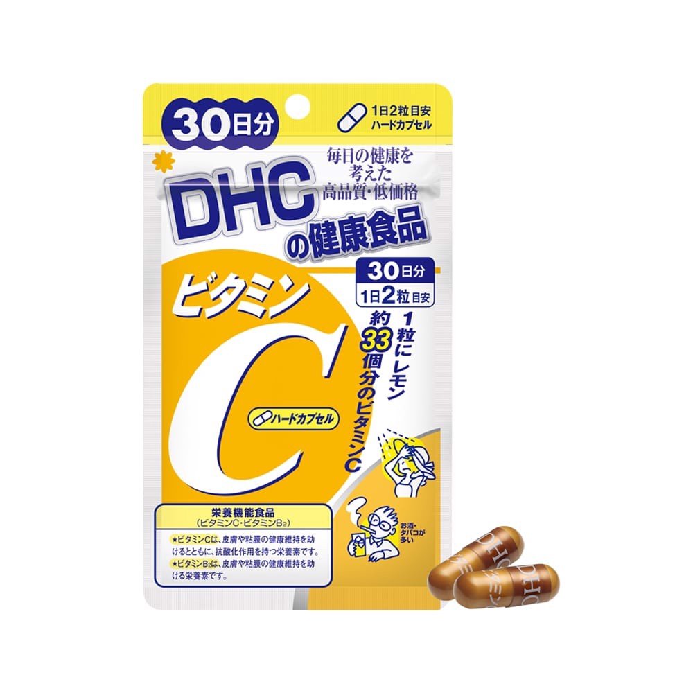 Vitamin C DHC Nhật giúp sáng da, mờ thâm mụn, tăng sản xuất collagen, tăng sức đề kháng, nhanh lành vết thương - OZ Slim Store