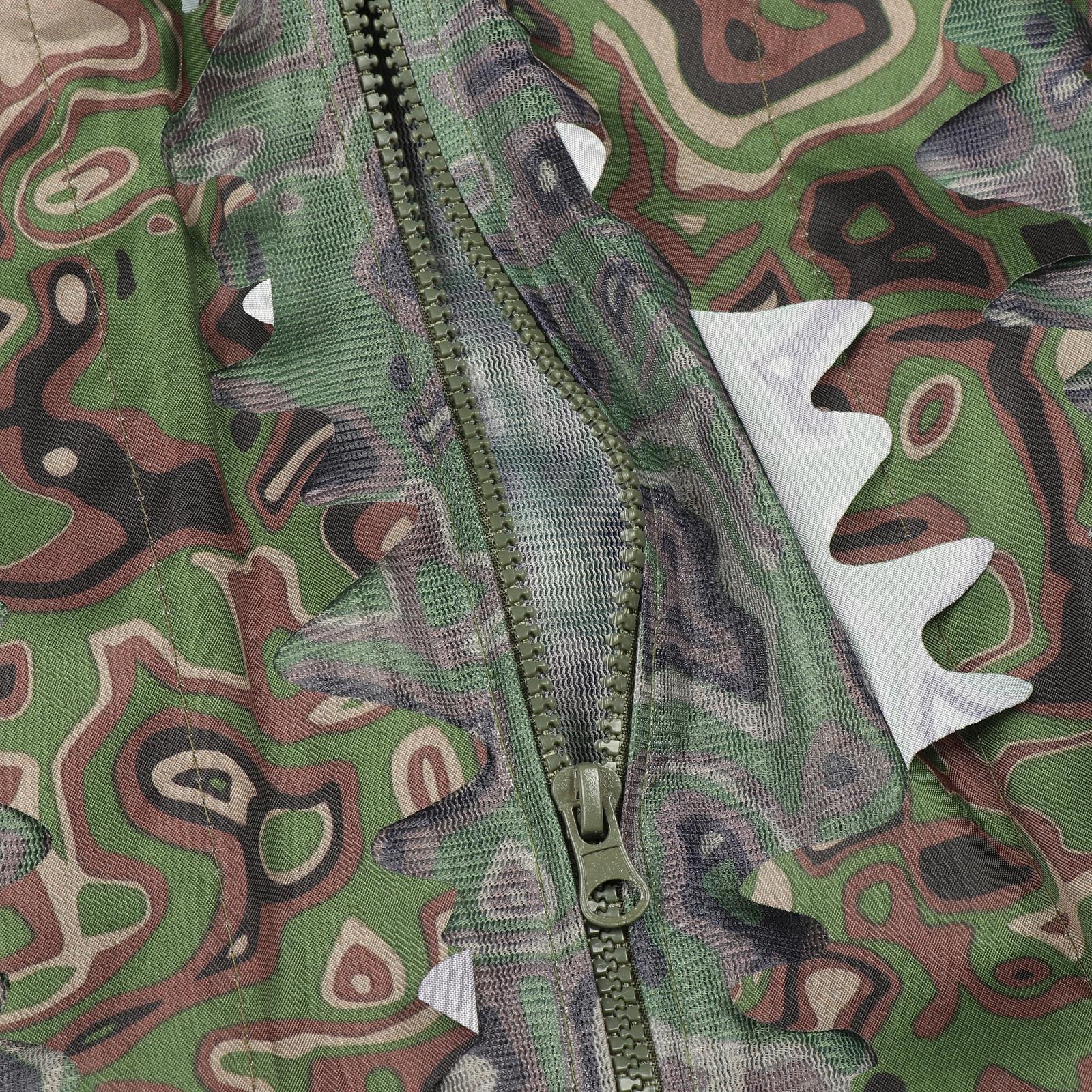 3D Leaves Ghillie Suit Set Woodland Hunting Jacket Pant Forest Adventure Clothes Summer Clothing Camouflage for Farming Hiking Jungle Adults