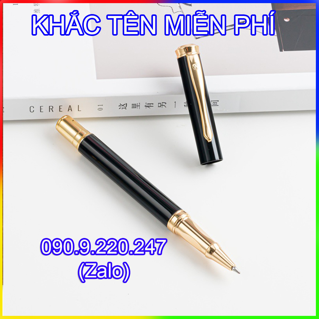 Bút Ký Tên Dạ Bi Kim Loại Phủ Sơn Bóng Cao Cấp B&J BJ002 dành cho doanh nhân, khẳng định đẳng cấp cá nhân, ngòi viết 0.5mm, thiết kế độc lạ