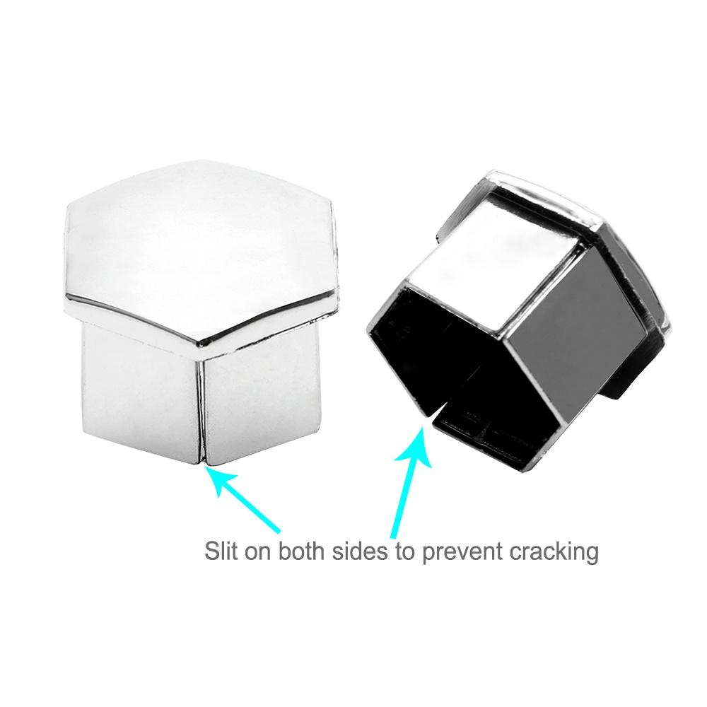 Nắp đậy ốc vít trang trí vành bánh xe hơi cho Peugeot 207 301 307 308 408 508 3008 15Piece