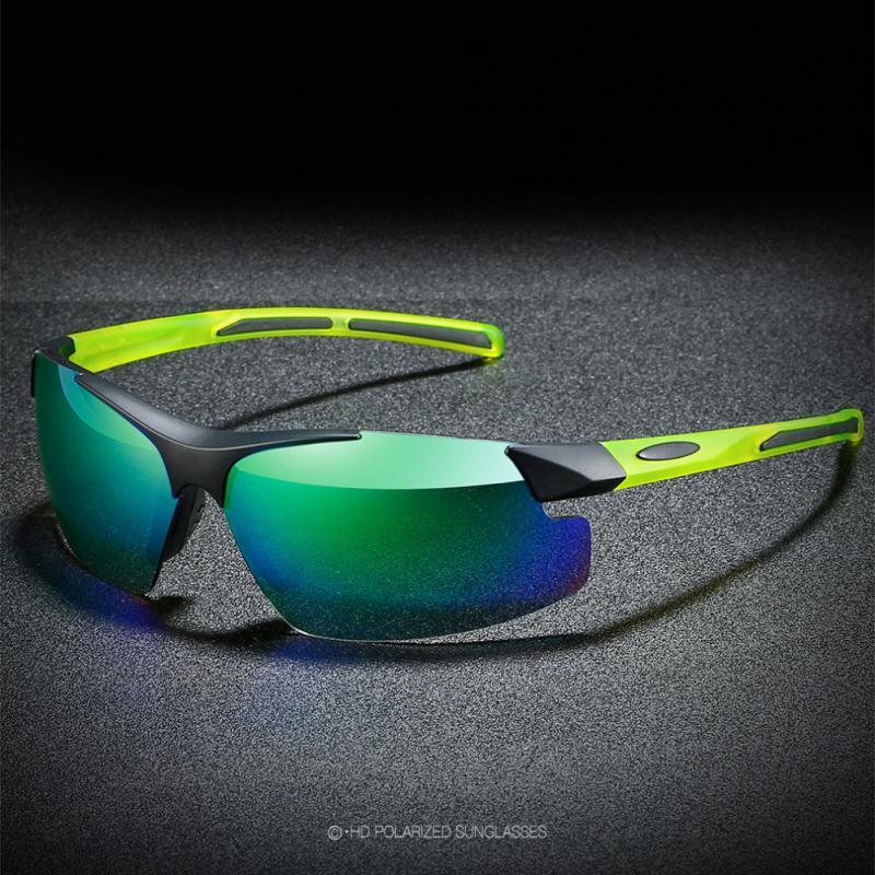 Kính râm đi xe đạp dành cho nam Bảo vệ Kính mắt phân cực Đi xe đạp Chạy bộ Kính râm thể thao Kính đi xe Kính mắt Oculos De Sol Color: C4 Sunglasses Eyewear Size: One Size