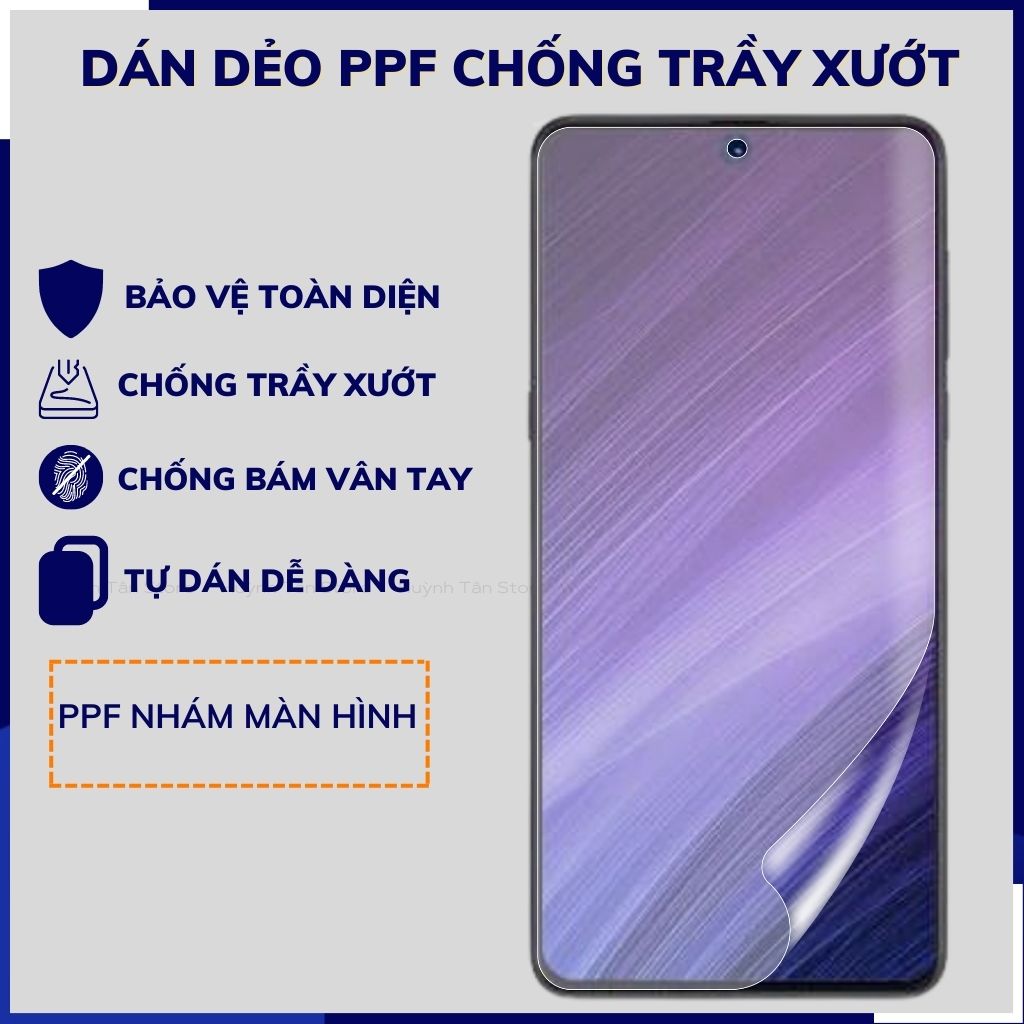 Dán dẻo PPF redmi k60 pro trong suốt hoặc nhám chống bám vân tay bảo vệ điện thoại mua 1 tặng 1 huỳnh tân store