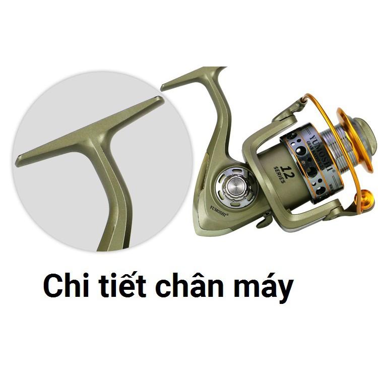 Máy Câu Cá Cối Kim Loại Yumoshi Cao Cấp - Sanami Fishing hàng cao cấp của Yumoshi, bền bỉ