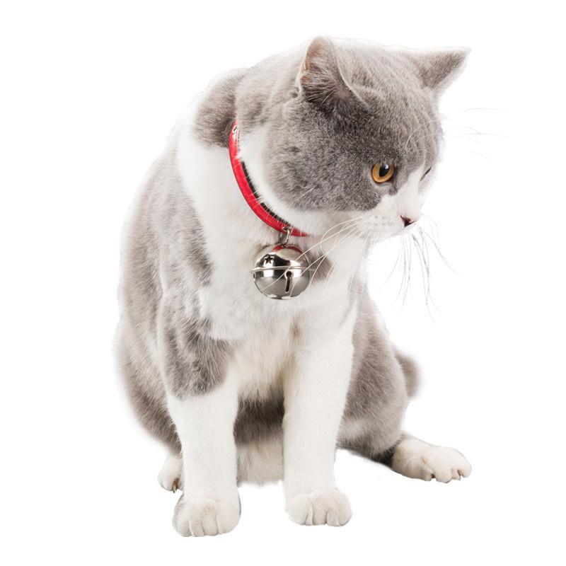 Vòng Cổ Cho Chó Được Làm Bằng Da, Có Chuông - Pi Pet Store