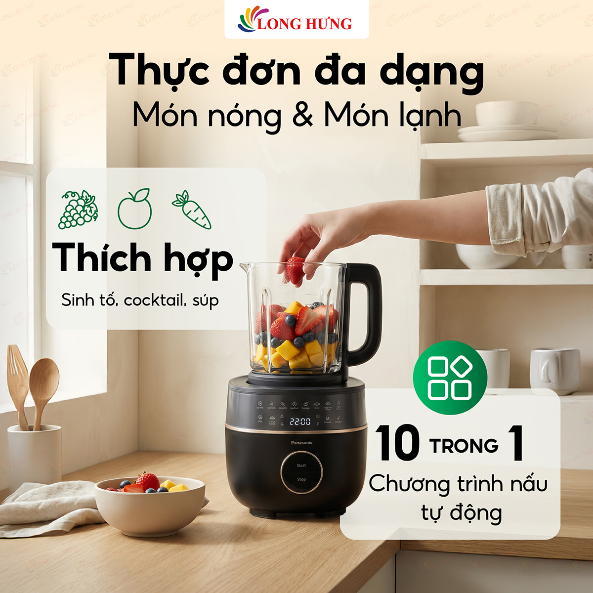 Máy xay đa năng Panasonic MX-HG4401KRA - Hàng chính hãng