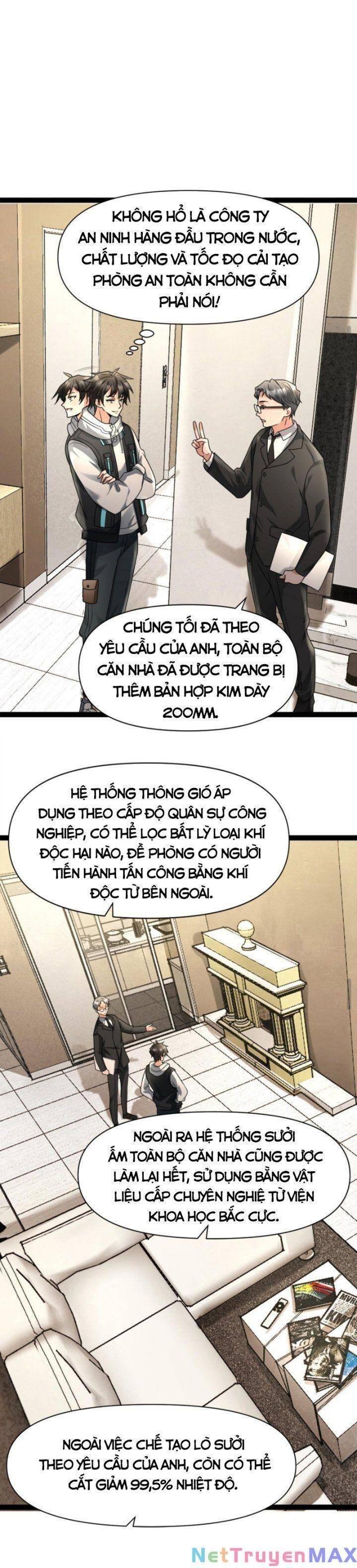 đóng băng toàn cầu: tôi gây dựng nên phòng an toàn thời tận thế chapter 5 14