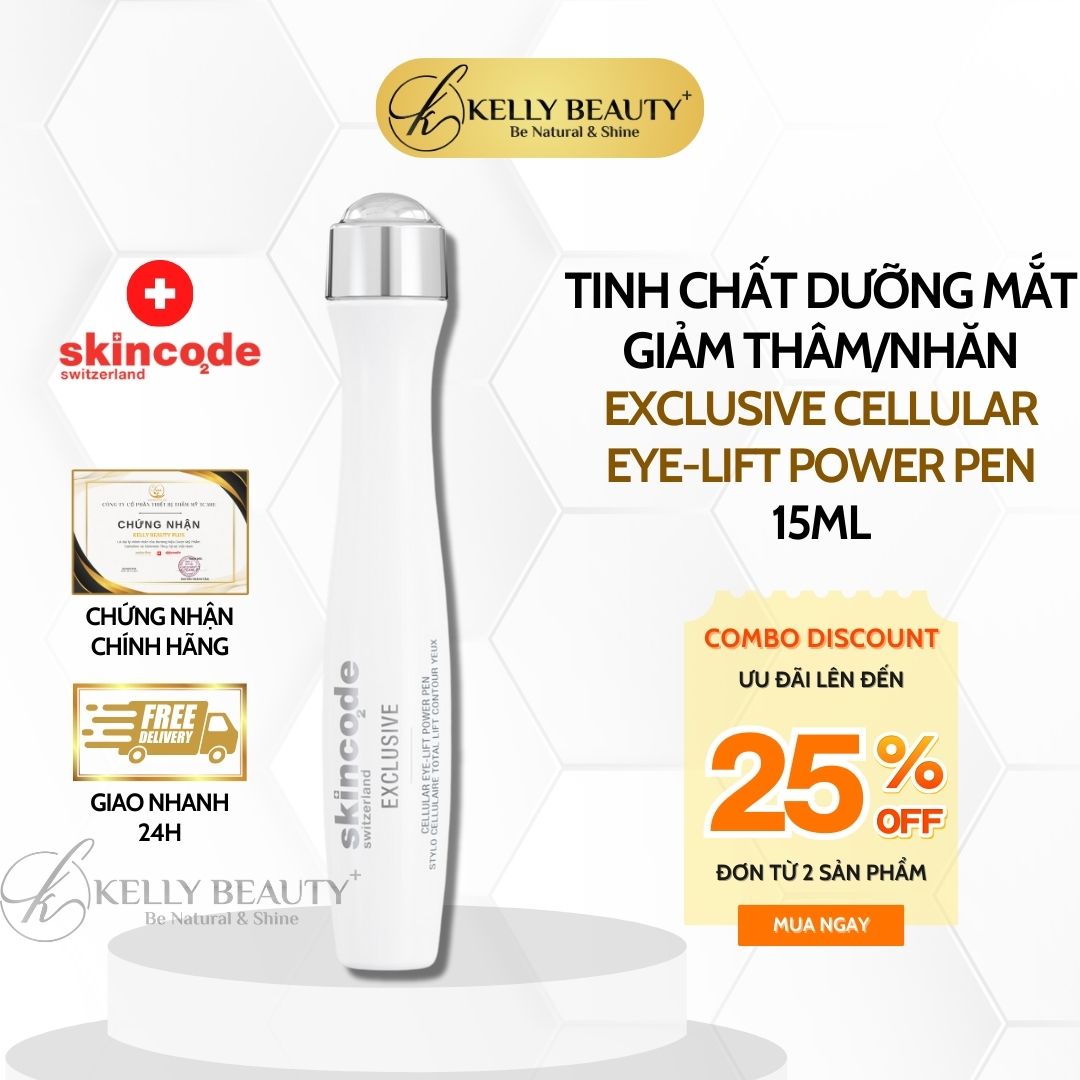 Tinh Chất Dưỡng Mắt Skincode Exclusive Cellular Eye-Lift Power Pen | Kelly Beauty