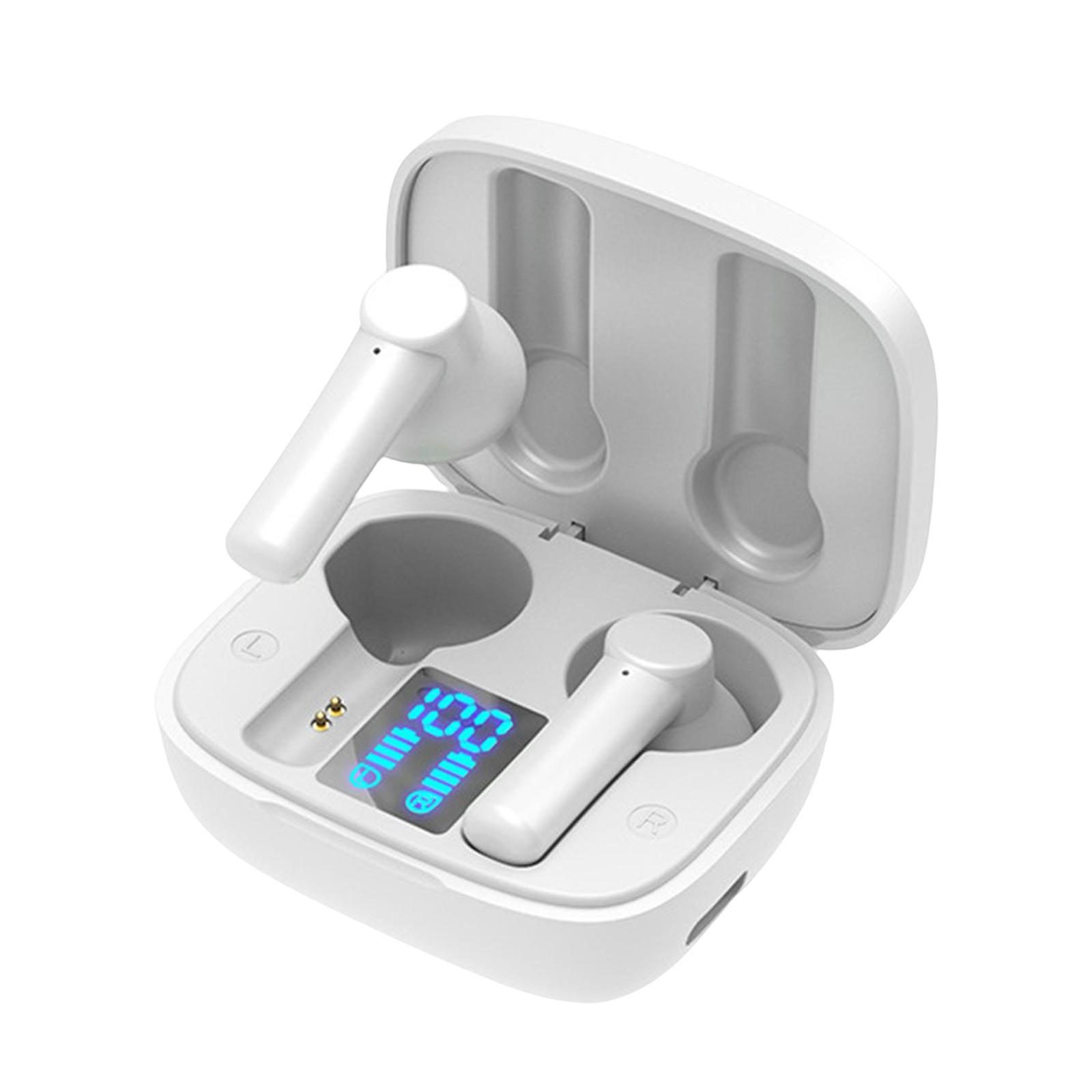 True Wireless Headphones Built in Microphone for Running Black