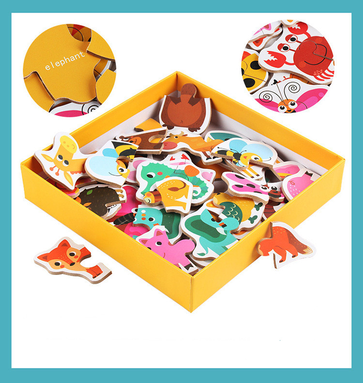 Đồ chơi lắp ghép 2 miếng - Fruits &amp; Vegetables Matching Puzzle