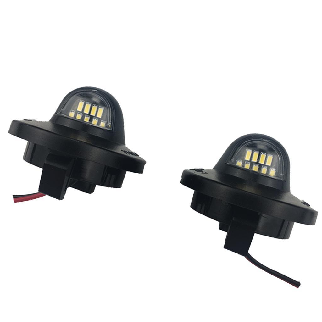 Car Led Rear  Number Plate Light for  1990-1999,