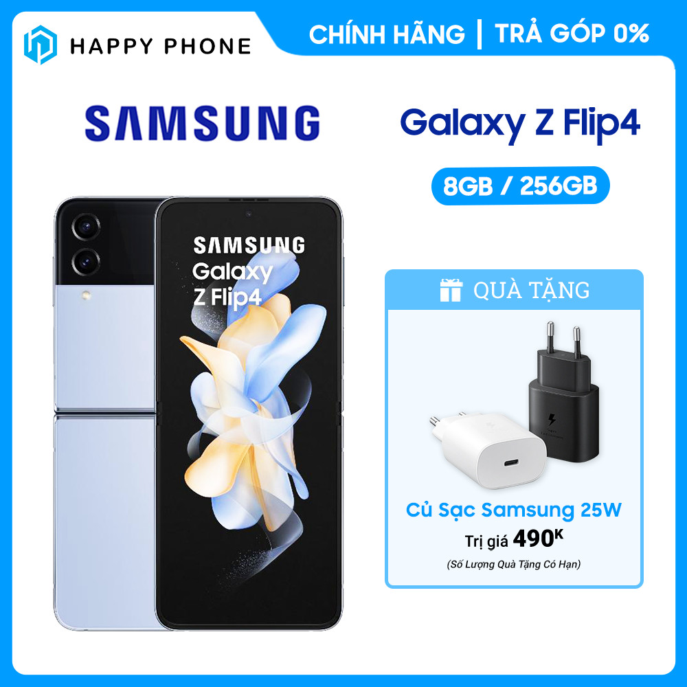 Điện Thoại Samsung Galaxy Z Flip4  - Hàng Chính Hãng - Đã kích hoạt bảo hành điện tử