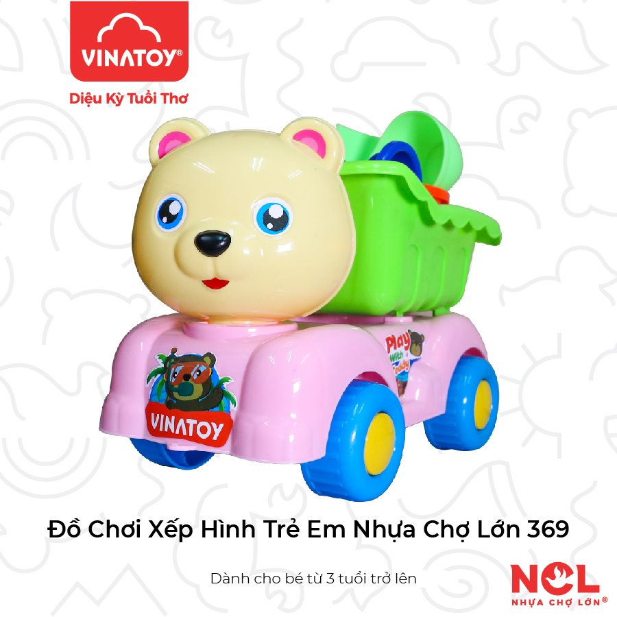 Đồ chơi xếp hình trẻ em Nhựa Chợ Lớn 369 - M1806-LR