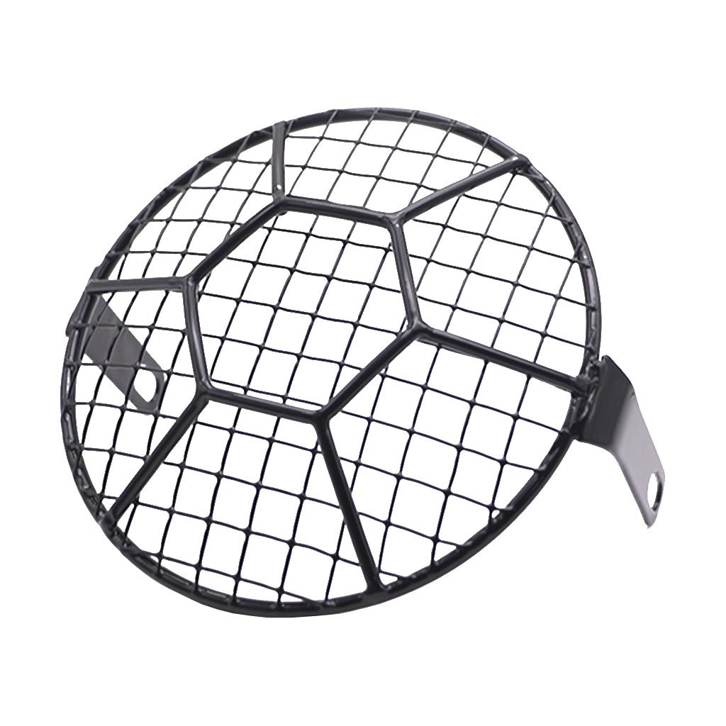 Black Headlight Lamp Cover Grill Ball Model Side Mount Mask for  CG125
