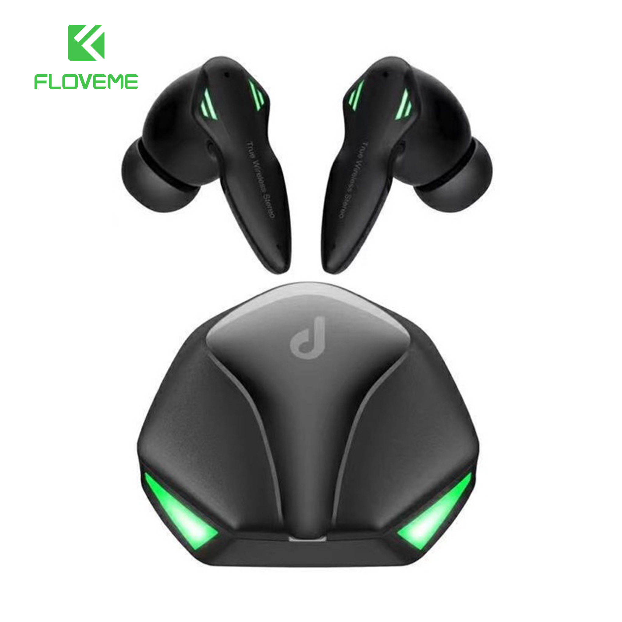 Tai Nghe Gaming không dây FLOVEME K86 TWS ,Bluetooth 5.1 - Pin cực trâu - Âm bass mạnh mẽ  - Có Mic - Độ Trễ Cực Thấp - Hàng Chính Hãng