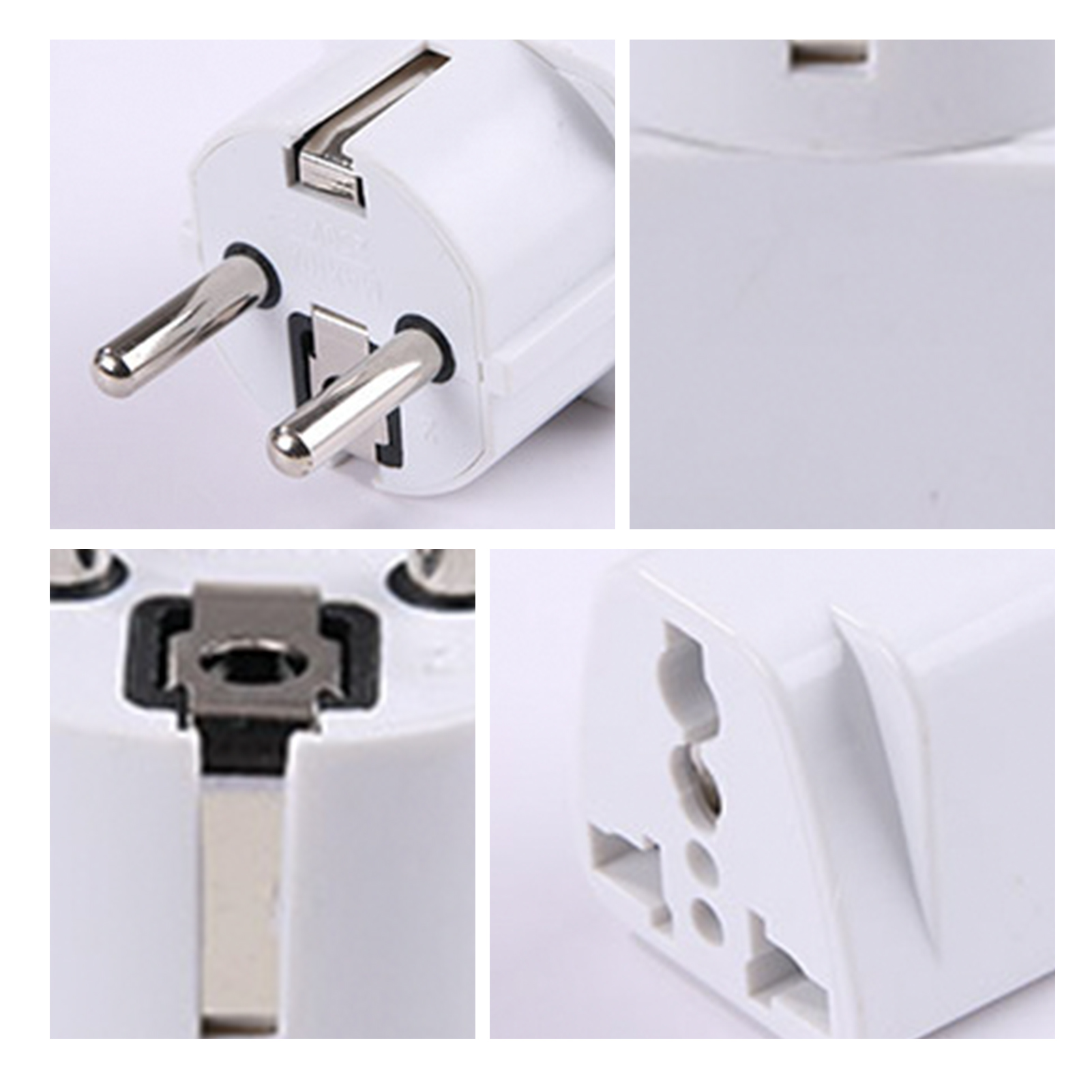Đầu chuyển ổ cắm 3 chấu qua 2 chấu - Chuyển đổi phích cắm điện , đa năng tiện dụng