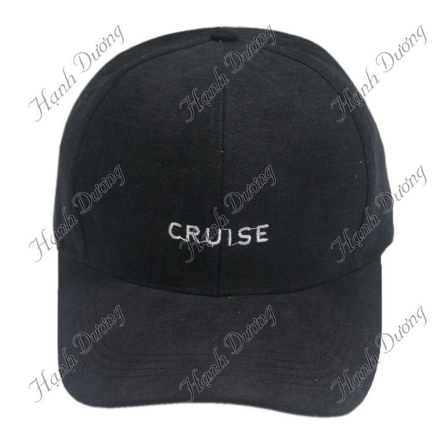 Nón kết nhung thêu chữ Cruise mũ lưỡi trai phong cách UIzzang form unisex nam nữ thời trang