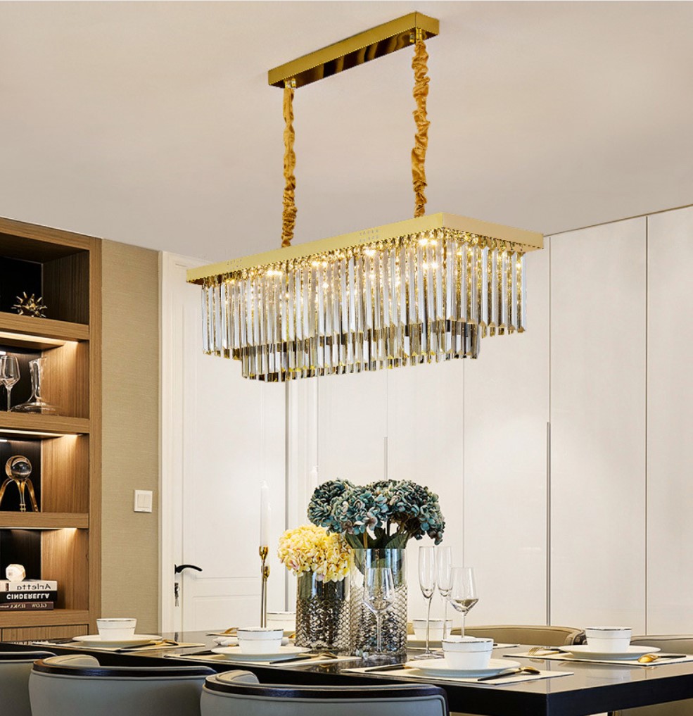 Đèn thả LUPIN pha lê cao cấp, sang trọng kiểu dáng hiện đại