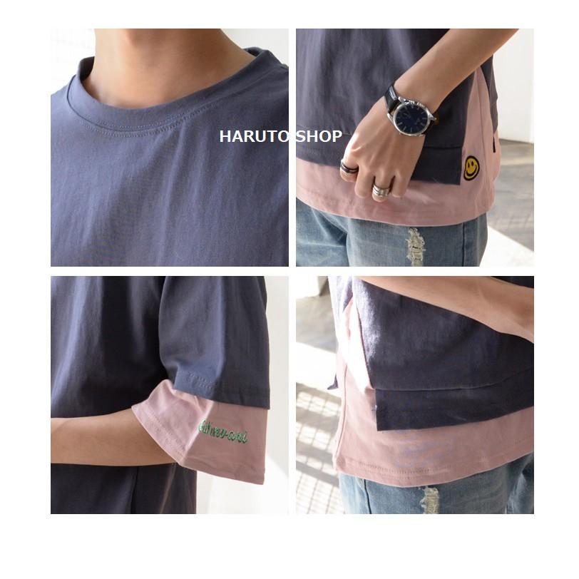 Áo layer mặt cười 3 màu phong cách