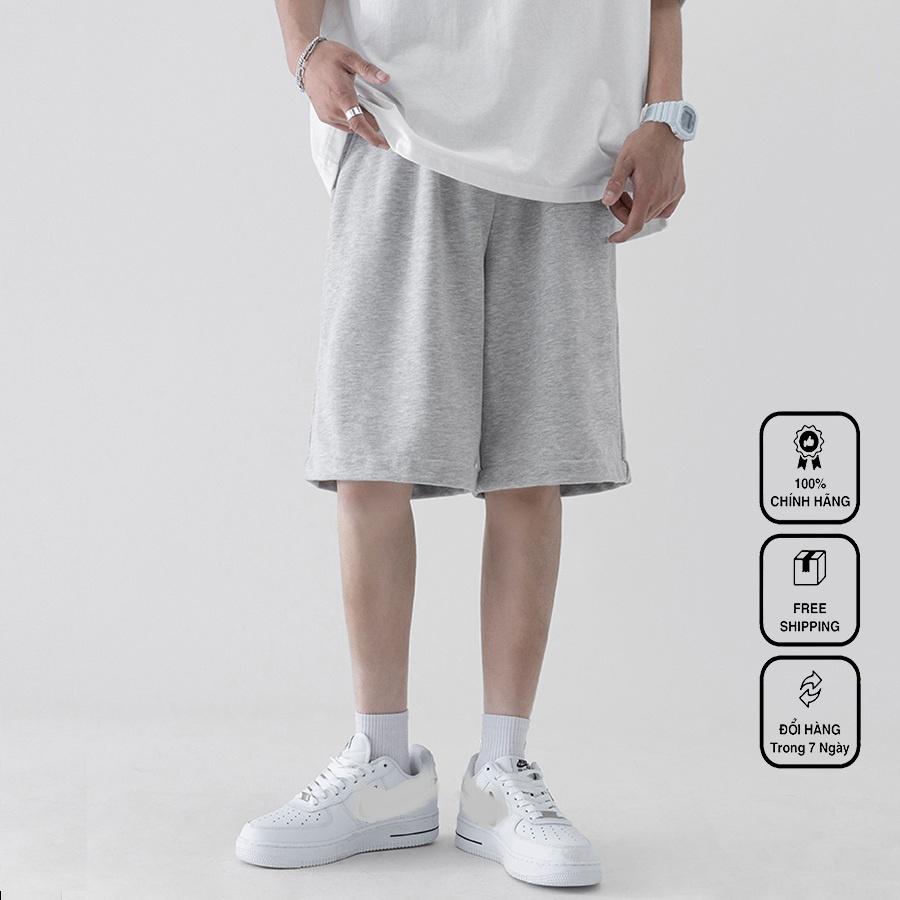 Quần Short Đùi Trơn unisex MONSTERX thể thao basic nam nữ oversize phong cách đường phố Hàn Quốc Ulzzang