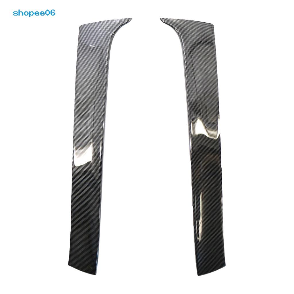 1 Cặp Cánh Gió Gắn Cửa Sổ Sau Xe Hơi Bằng Sợi Carbon Bền Bỉ Cho VW Golf 7 Station Wago 14-17