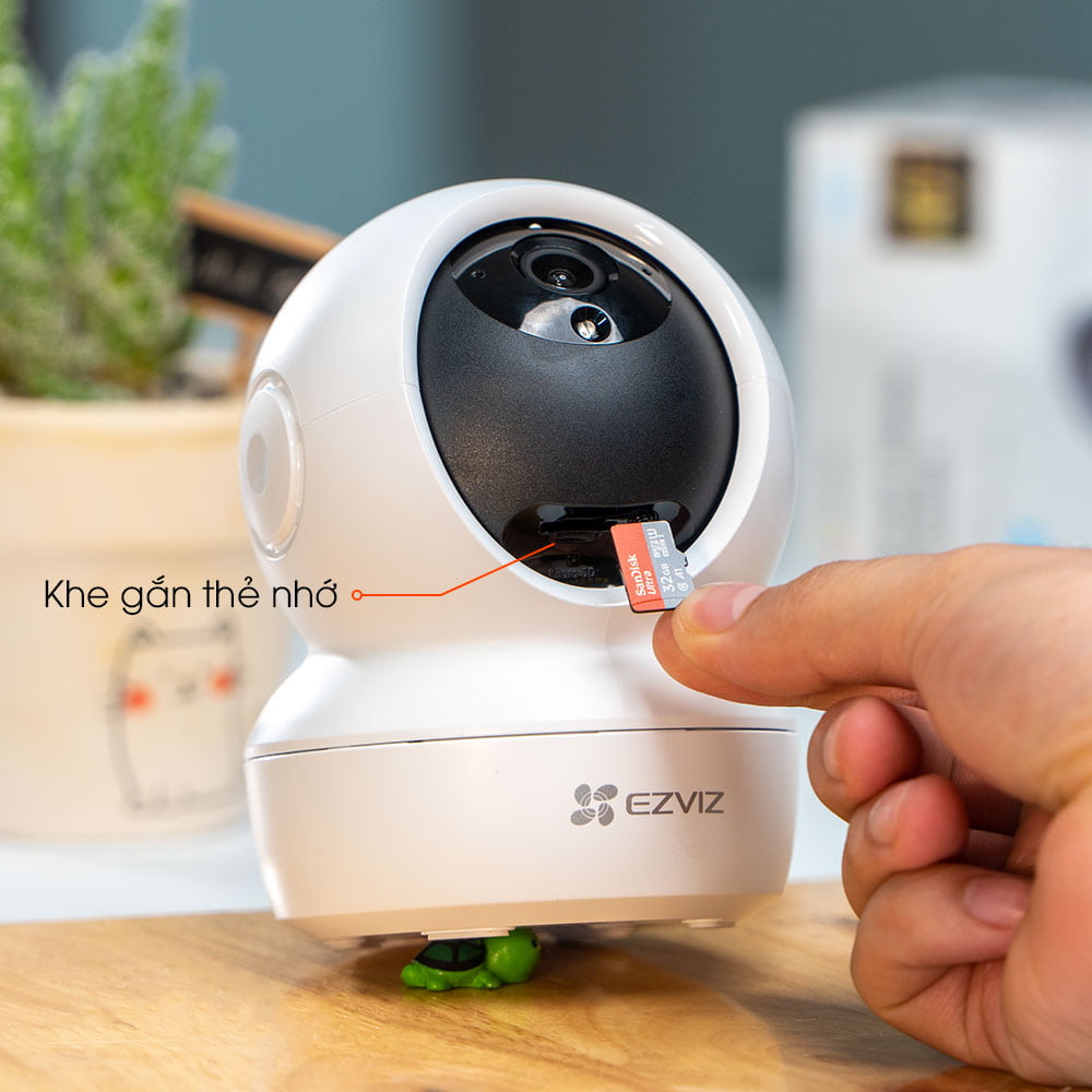 Camera Wifi Trong Nhà Xoay 360 Độ Ezviz H6C 2MP đàm thoại 2 chiều - Hàng chính hãng