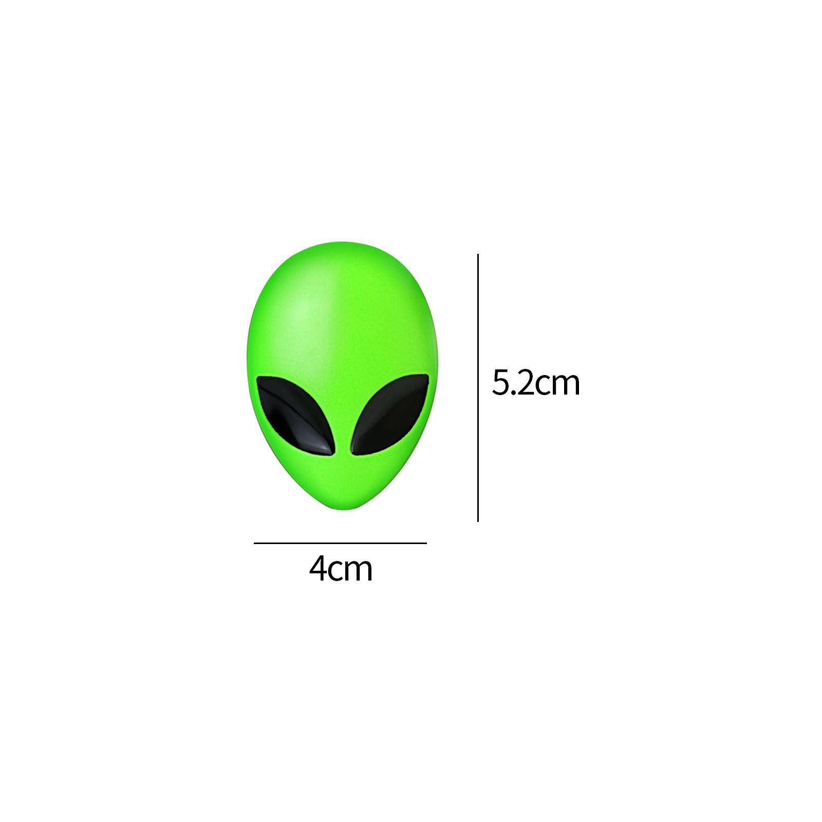 Car 3D Alien Decal Badge Sticker Decorative Universal for Auto SUV Window