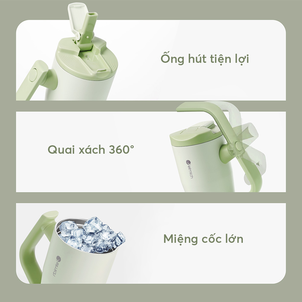 Cốc giữ nhiệt inox 304 Elmich EL8390 dung tích 950ml