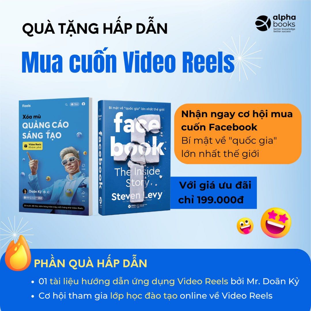 Xóa Mù Quảng Cáo Sáng Tạo - Video Reels Khám Phá - Doãn Kỷ - (bìa mềm)