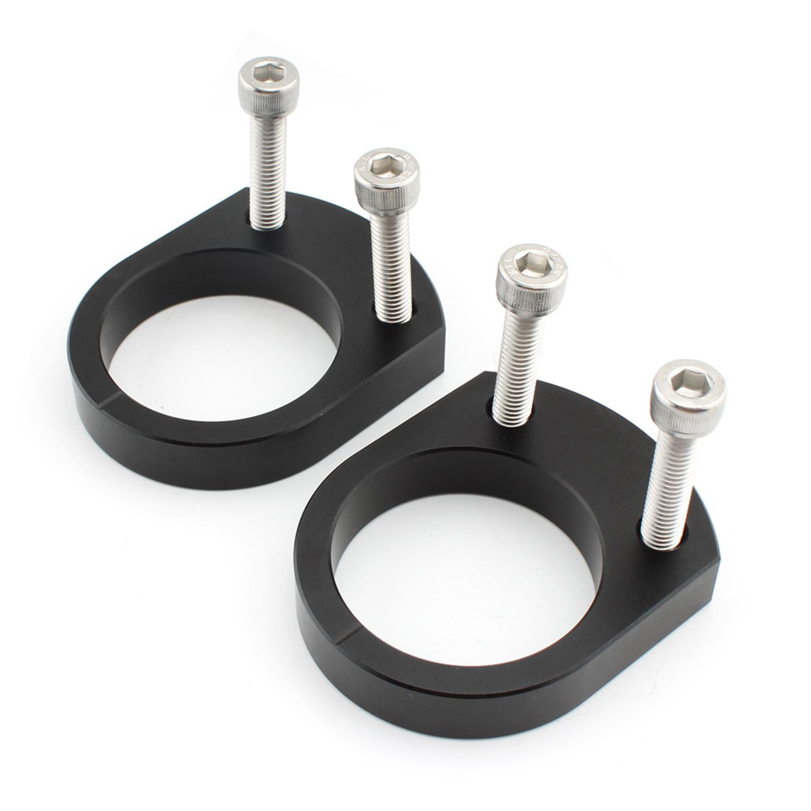 2 Pieces Handlebar Risers, Handlebar Clamp 14mm Aluminum Alloy Adapters Handle Bar Riser Clamp for  Zzr1400 Motorbike Accessories