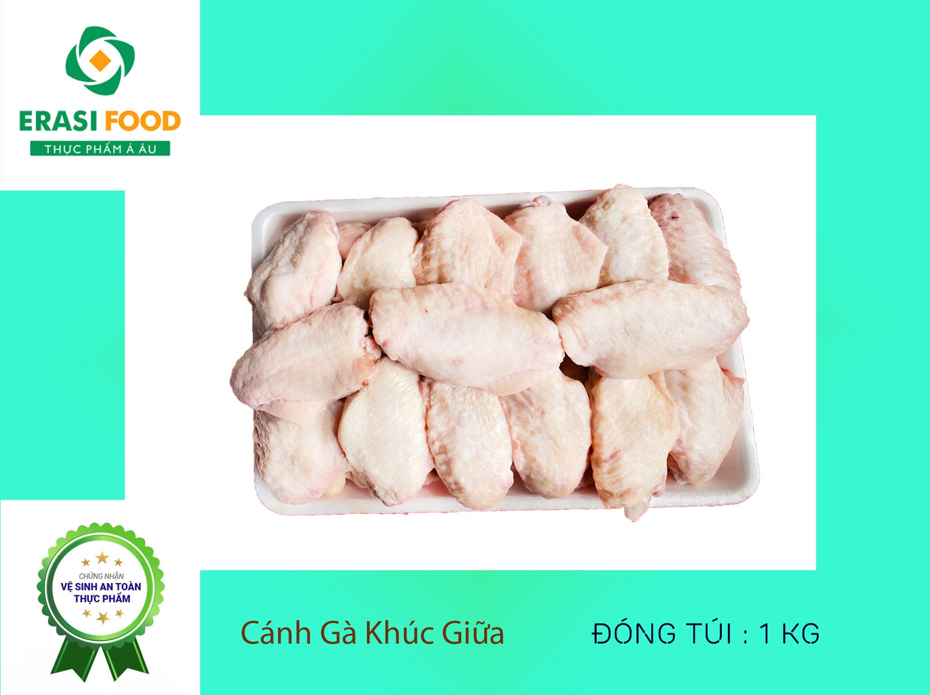 [Chỉ giao HN] Cánh Gà Khúc Giữa - 1Kg