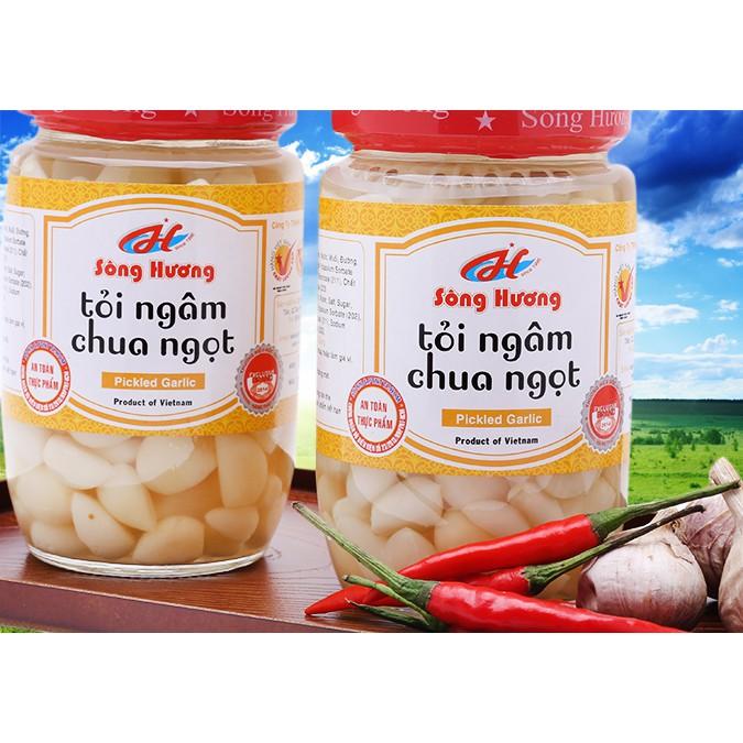 6 Hũ Tỏi Ngâm Chua Ngọt Sông Hương Foods Hũ 200g