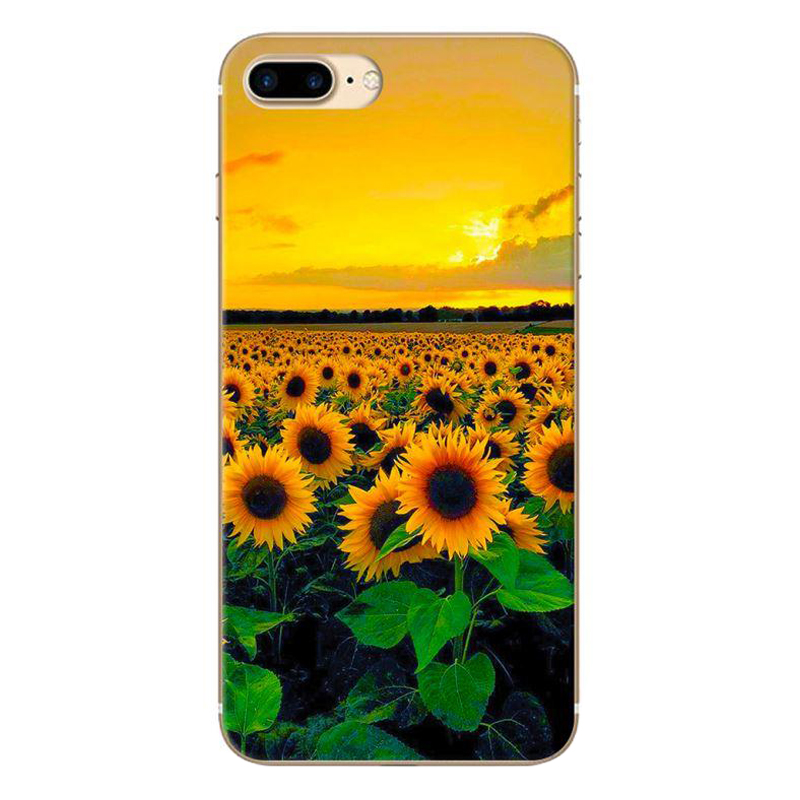 Ốp Lưng Dành Cho iPhone 7 Plus / 8 Plus Hoa Hướng Dương