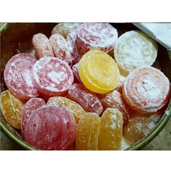Kẹo trái cây Cavendish & Harvey vị Raspberry & Peach Drops hộp 200gr