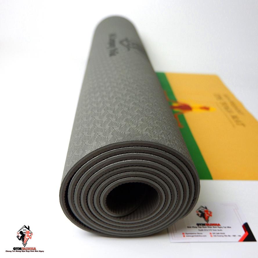 Thảm Tập Yoga Định Tuyến 6mm, Thảm Yoga TPE Cao Cấp Chống Trượt, Thảm Tập Gym Yoga Pilates, Thảm Yoga TPE Cao Cấp