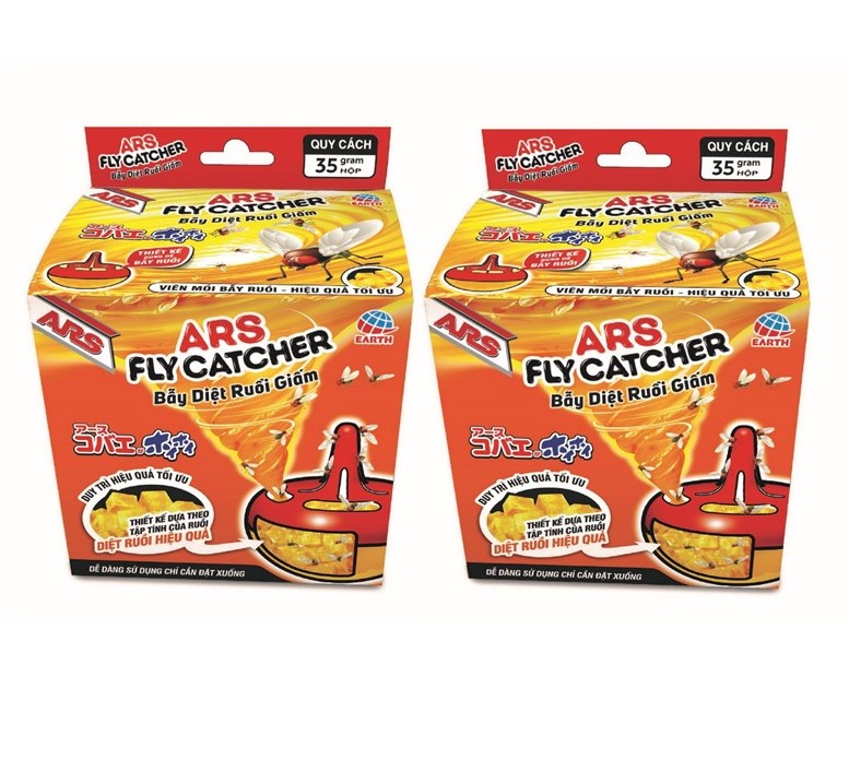 Combo 2 hộp Bẫy diệt ruồi giấm ARS Fly Catcher