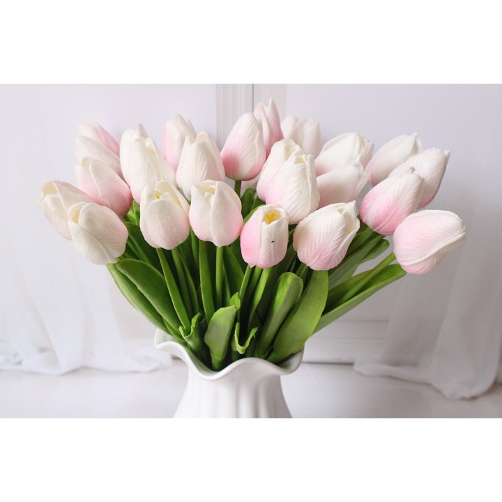 HOA GIẢ TULIP PU GIỐNG THẬT ĐẾN 99% LIZ4