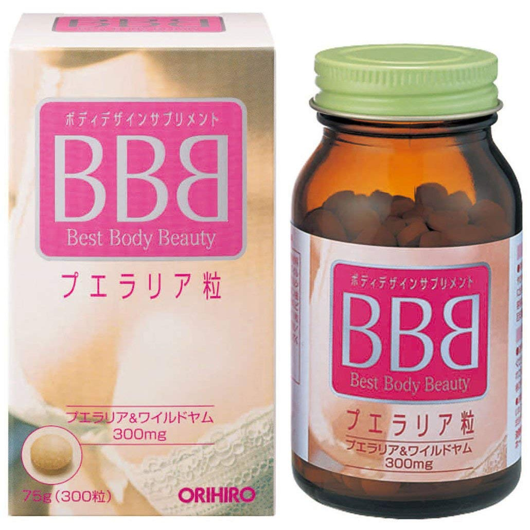 Viên uống nở ngực BBB Orihiro Best Body Beauty Nhật Bản 75g hộp 300 viên