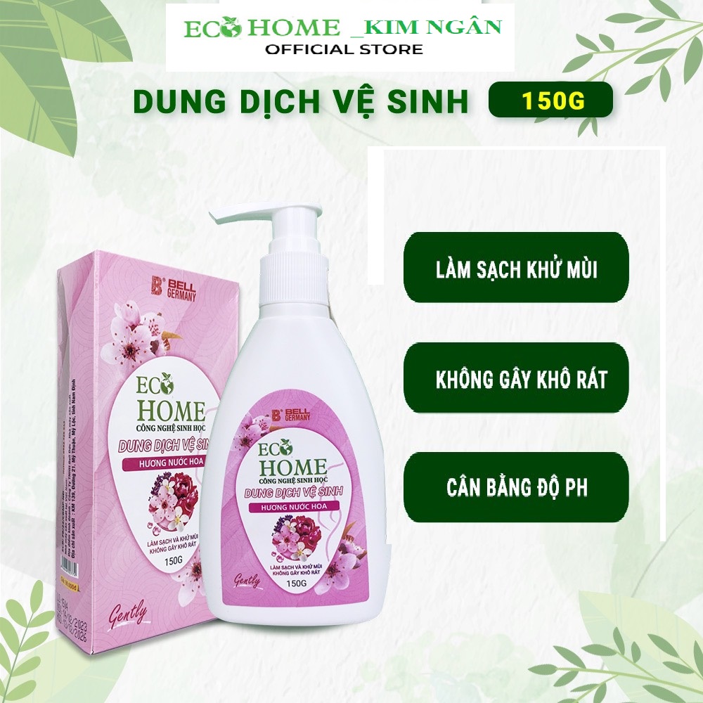 Dung Dịch Vệ Sinh Phụ Nữ Công Nghệ Sinh Học ECOHOME Kim Ngân Store Làm Sạch Dịu Nhẹ, Ngăn Ngừa Vi Khuẩn Xâm Nhập