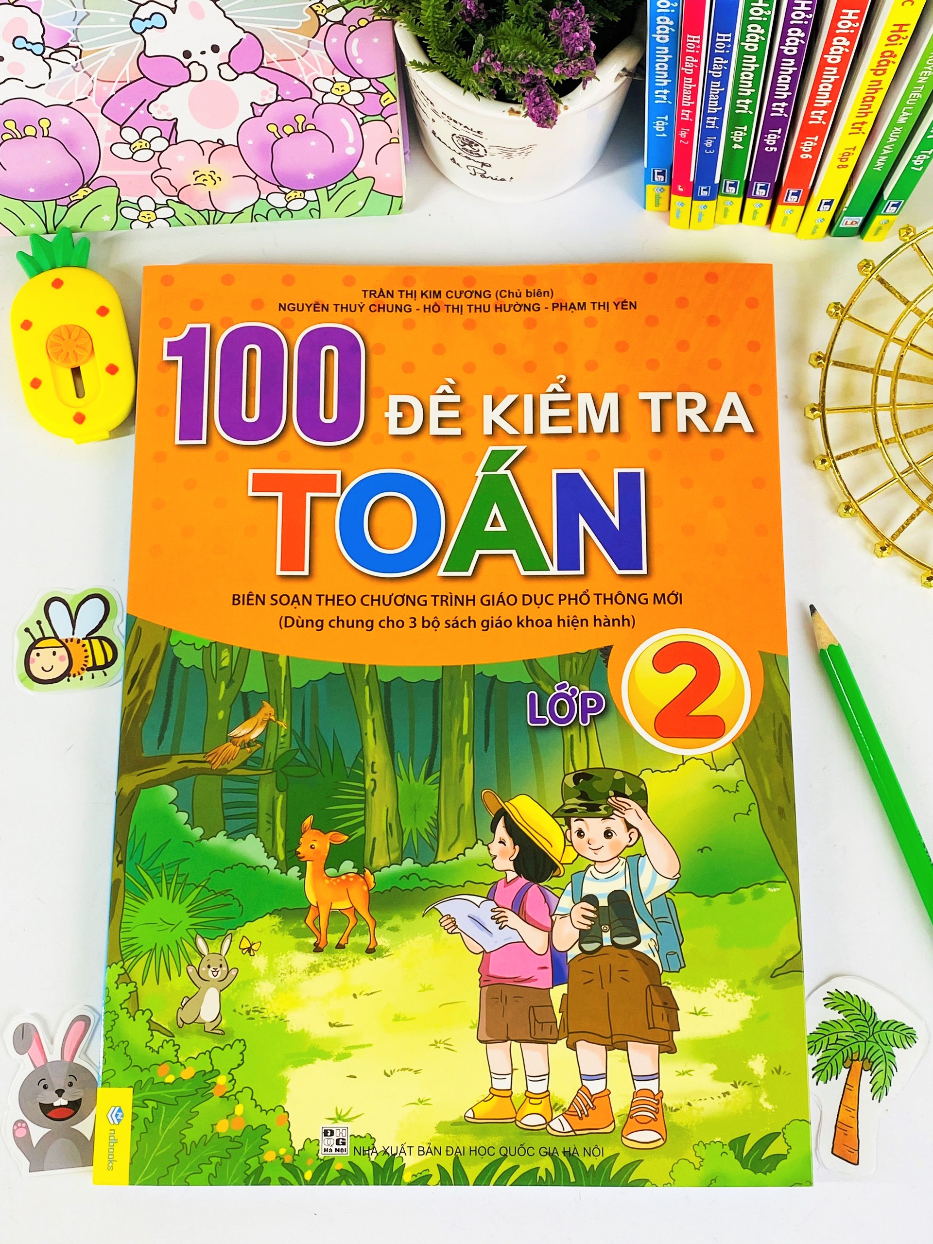 Sách - 100 Đề Kiểm Tra Toán 2 - Biên soạn theo chương trình GDPT mới - ndbooks