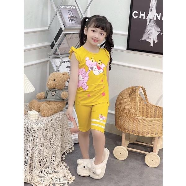 bộ cotton tay bèo sát nách cho bé 4 màu sz nhỡ 10-22kg