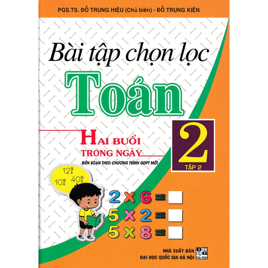 SÁCH - bài tập chọn lọc toán lớp 2 tập 2 - hai buổi trong ngày