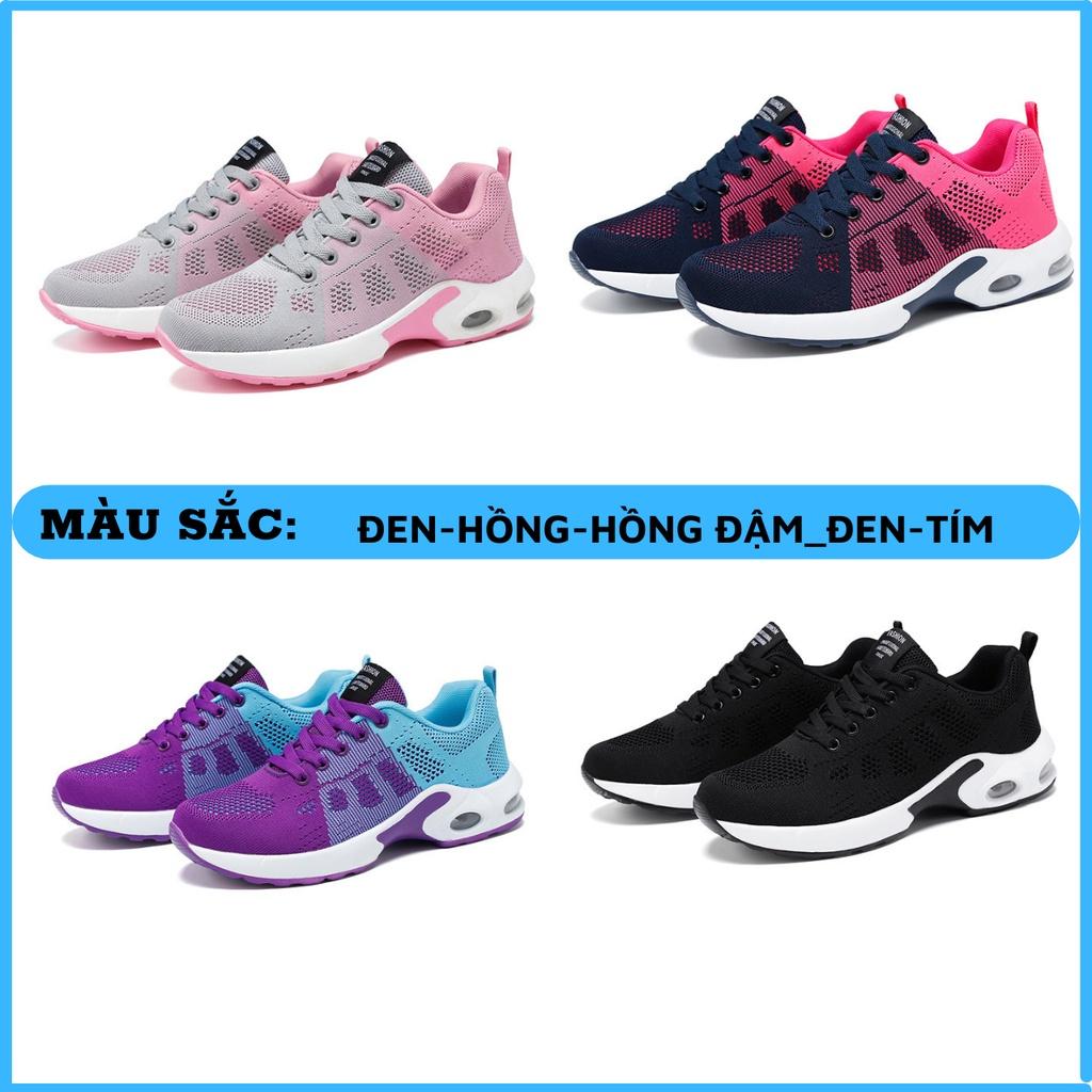 giày thể thao nữ đẹp ,giày nữ sneaker đế cao su mềm siêu nhẹ nhiều màu SUNO STORE GTTN02