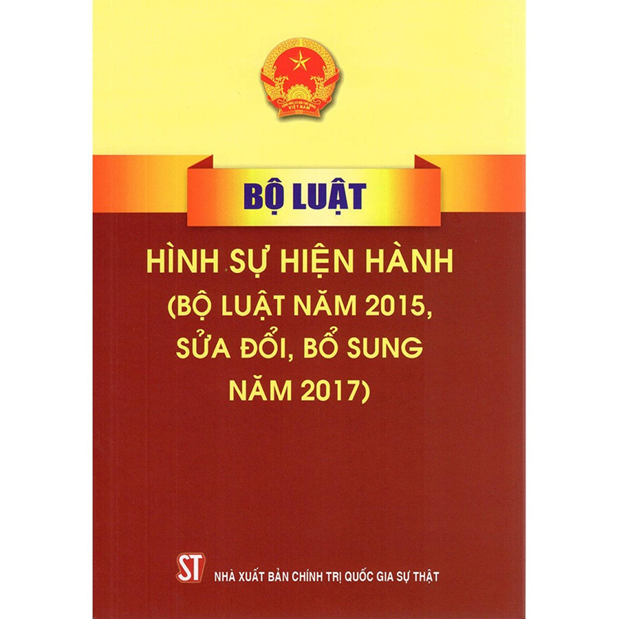 Combo Bộ Luật Tố Tụng Hình Sự Của Nước Cộng Hòa Xã Hội Chủ Nghĩa Việt Nam + Bộ Luật Hình Sự Hiện Hành (2 Cuốn)