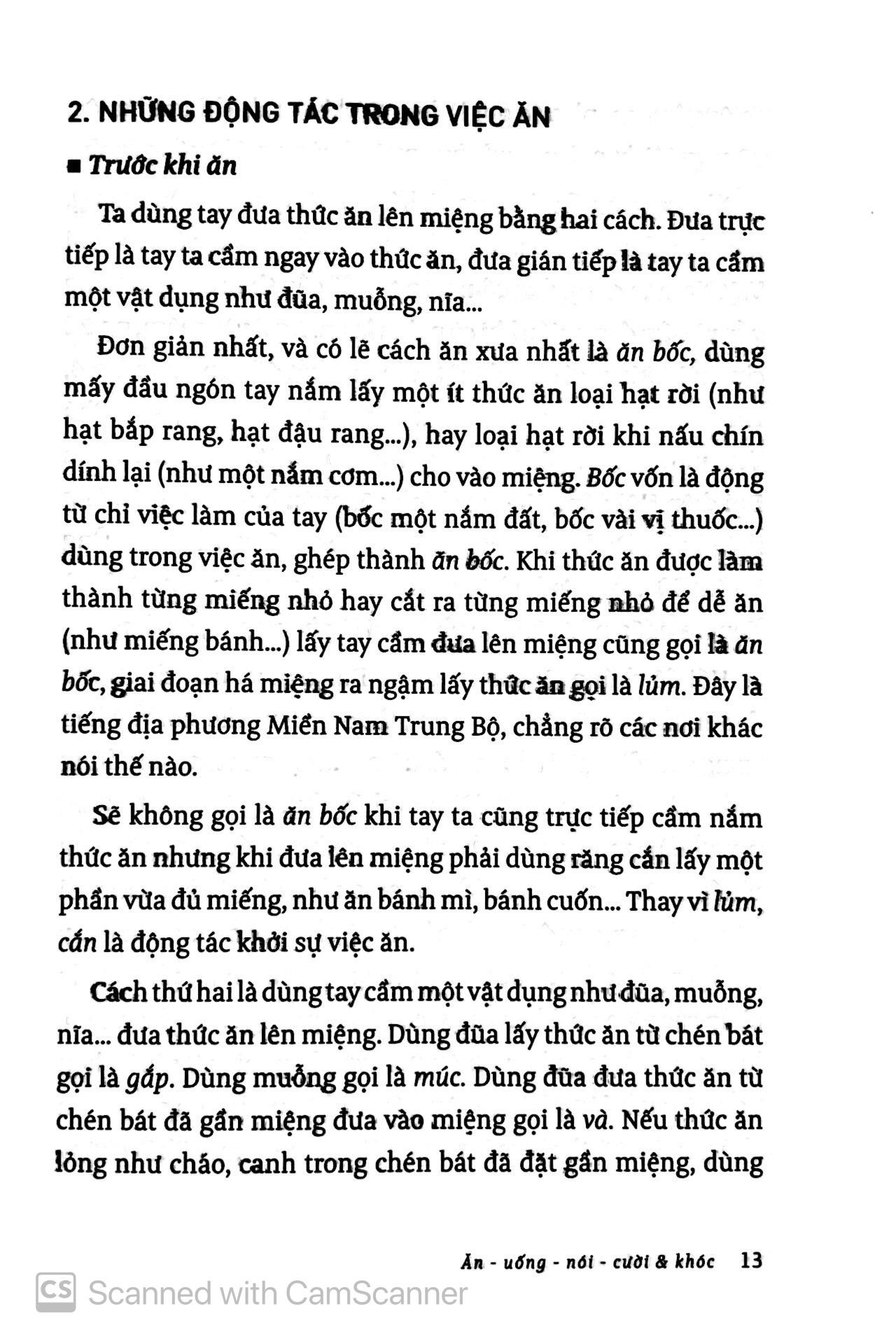 Tiếng Việt Giàu Đẹp - Ăn, Uống, Nói, Cười Và Khóc (Tái Bản 2022)