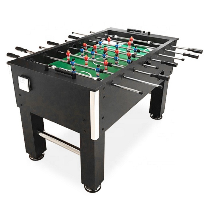 Bàn Bi Lắc Bóng Đá Cỡ Lớn 1,4m Harvard Black JX 101C Chuẩn Thi Đấu, Banh Bàn Foosball 1m4 Gia Đình,Văn Phòng