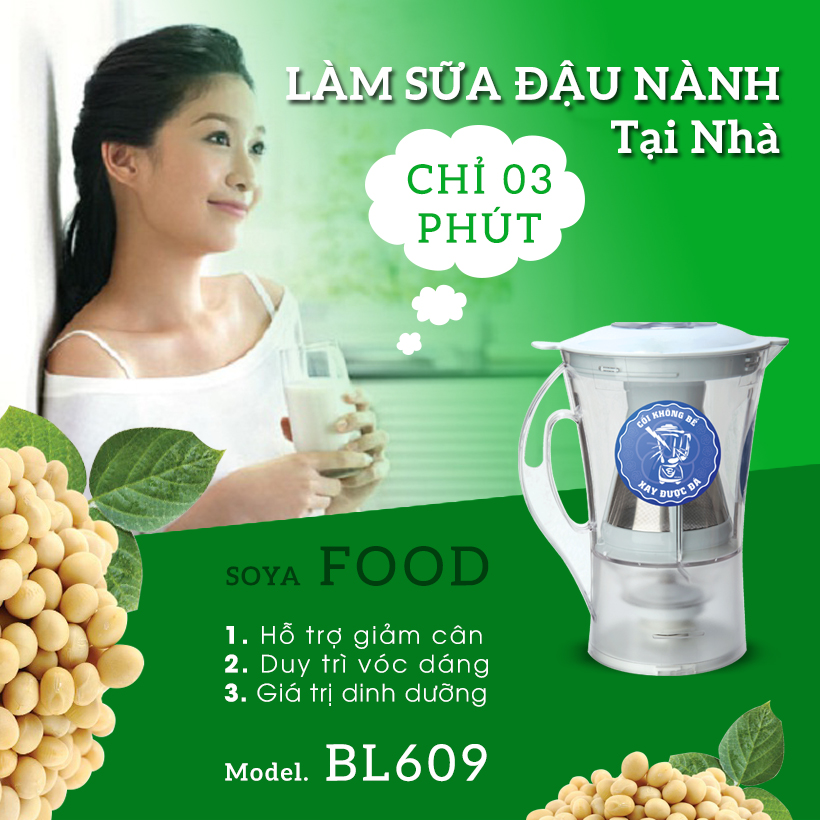 Máy Xay Sinh Tố Osaka BL609(1.5 Lít) - Hàng Chính Hãng