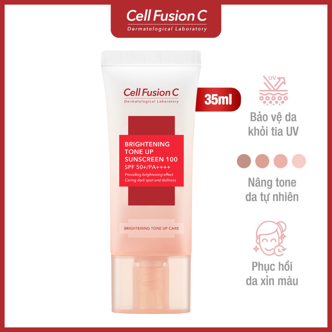 Kem Chống Nắng Nâng Tông Dưỡng Trắng Cell Fusion C Brightening Tone Up Sunscreen 100 SPF 50+/PA++++