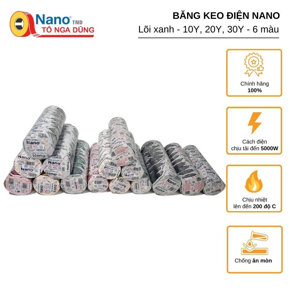 Băng Keo Điện Nano TÔ NGA DŨNG Lõi xanh