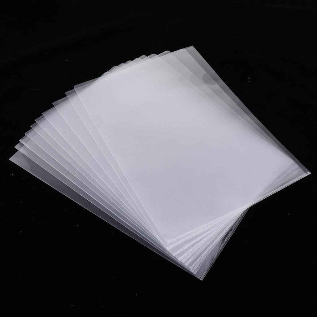 10   Document Storage Clear Sleeves Holder  Organizer