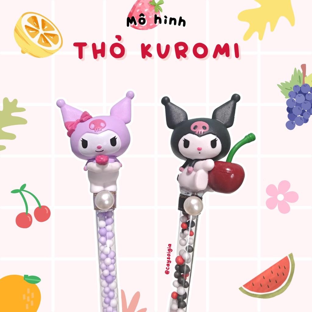 S105 - Bút dao rọc giấy thỏ Kuromi và Melody hoa quả dễ thương unbox đơn hàng, cắt sticker băng dán washi tape - Cây Sồi Già